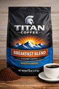 Ground Coffee, 5lbs